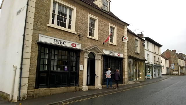 Wincanton's HSBC branch, closing January 2016